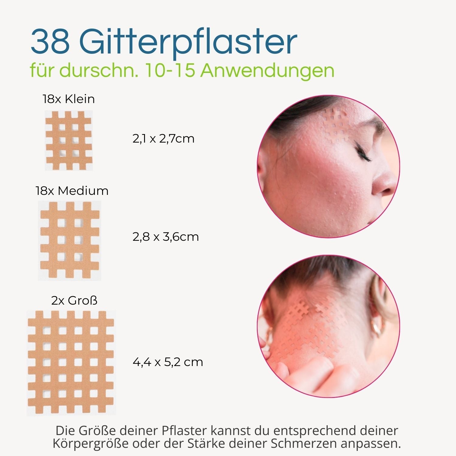 Gitterpflaster - Kopf & Nacken