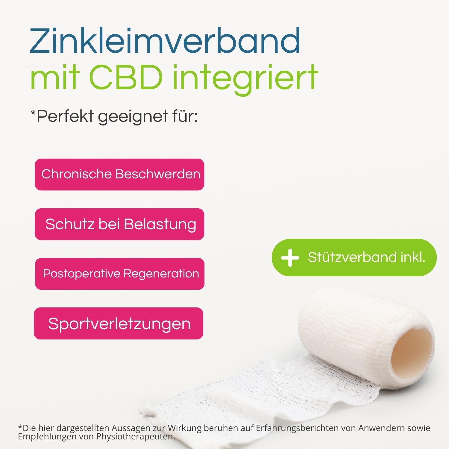 Zinkleimverband SPORT PRO mit CBD*