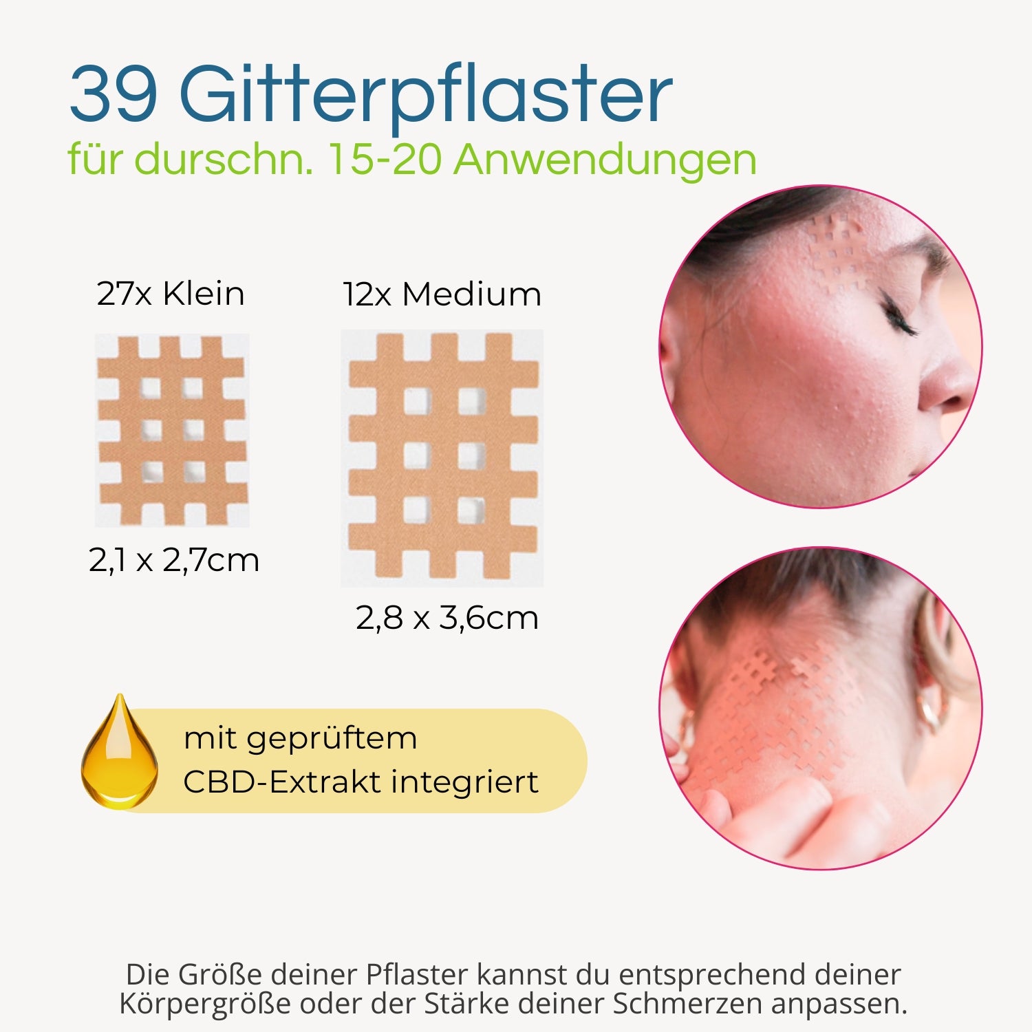 Gitterpflaster - Kopf & Nacken