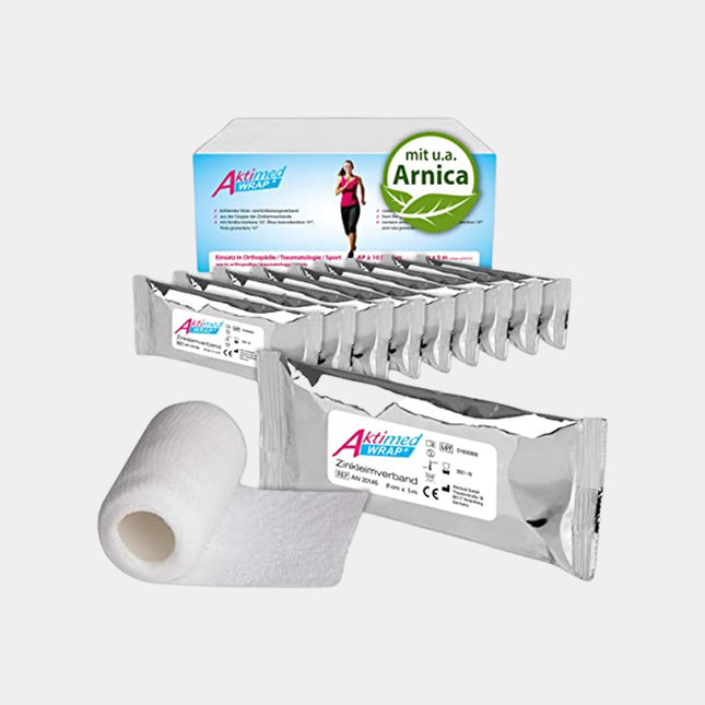 Aktimed Zinkleimverband WRAP+ | 10er Pack | Arnica*